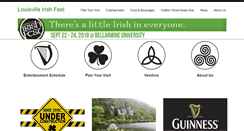Desktop Screenshot of louisvilleirishfest.com